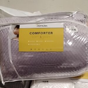 King Sherpa Purple Comforter - Soft & Cozy Home Bedding - 2025-PL-K